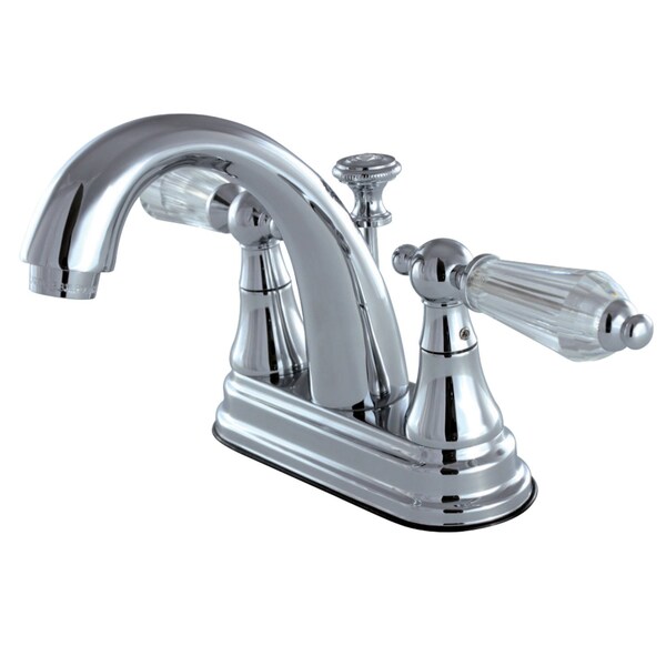 KS7611WLL 4" Centerset Bathroom Faucet, Polished Chrome